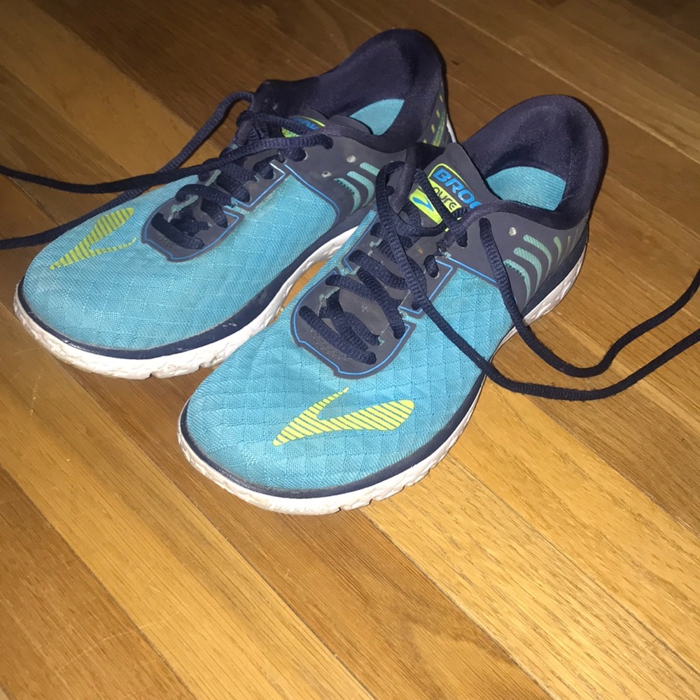 Blue Brooks Running Shoes